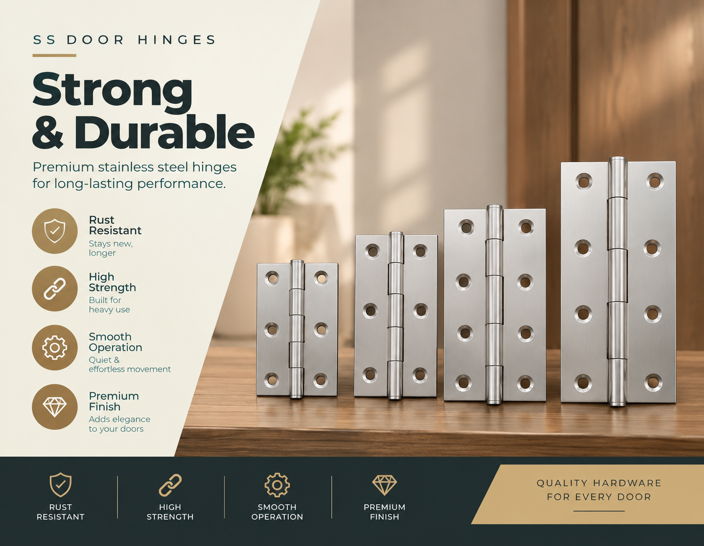 SS Door Hinges
